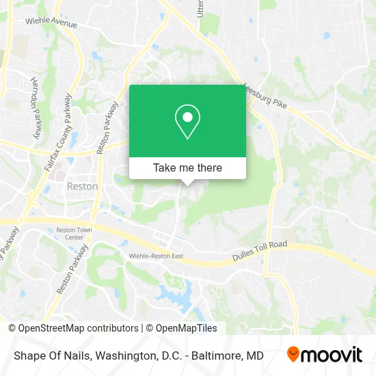 Shape Of Nails map