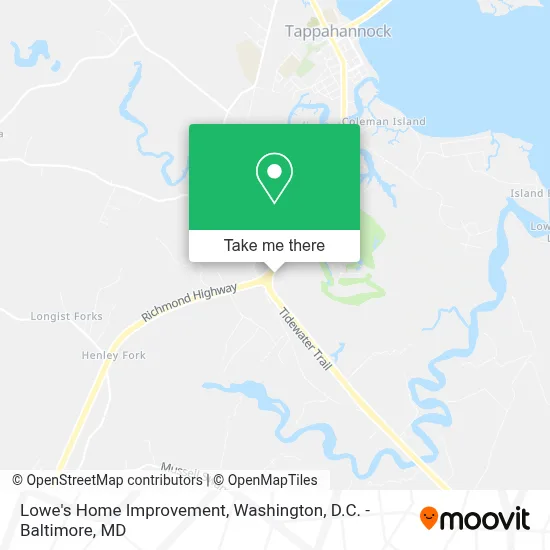 Lowe's Home Improvement map