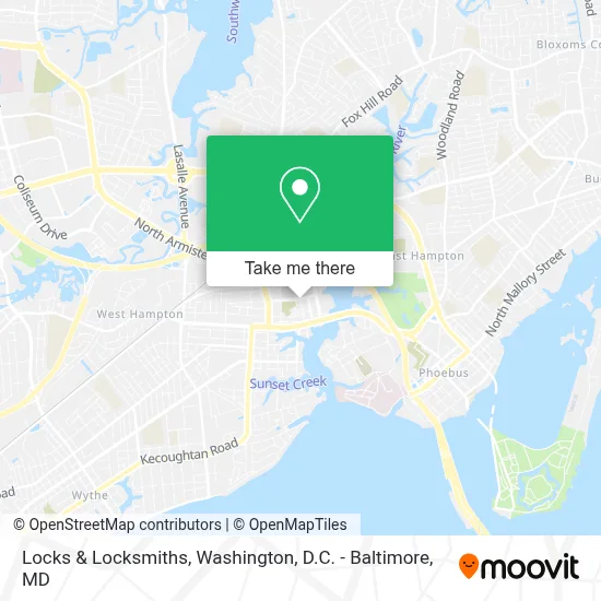 Locks & Locksmiths map