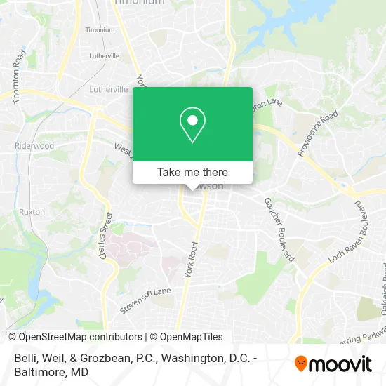 Belli, Weil, & Grozbean, P.C. map