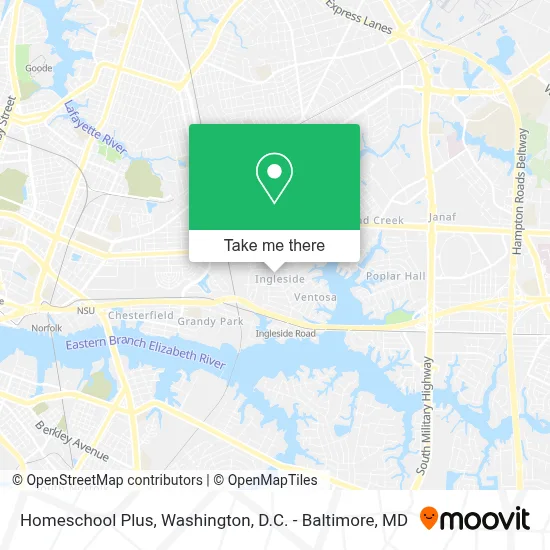 Homeschool Plus map