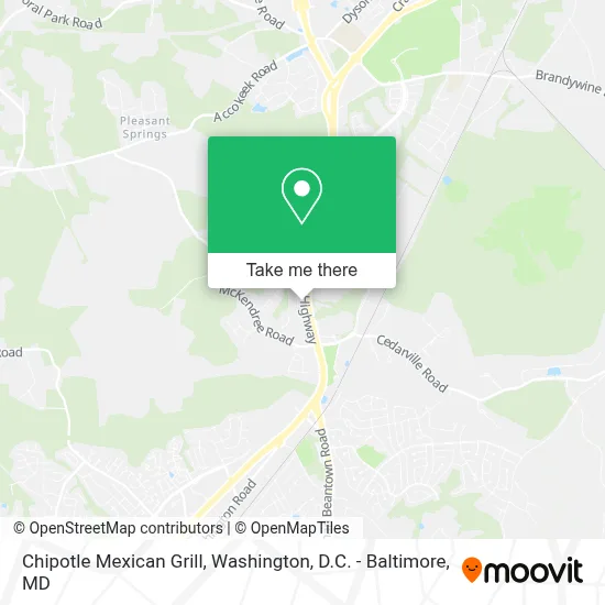 Chipotle Mexican Grill map