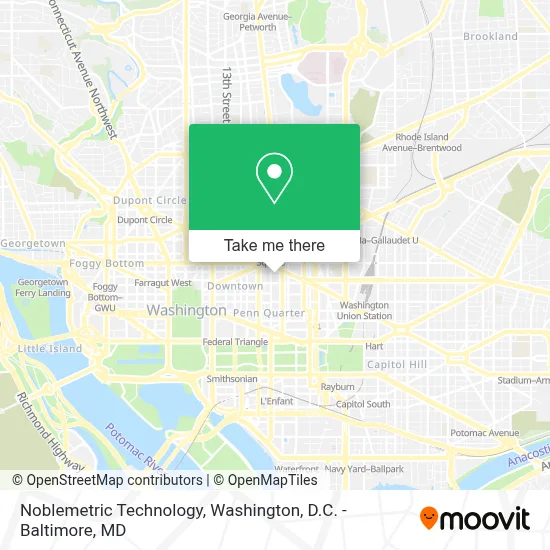 Noblemetric Technology map