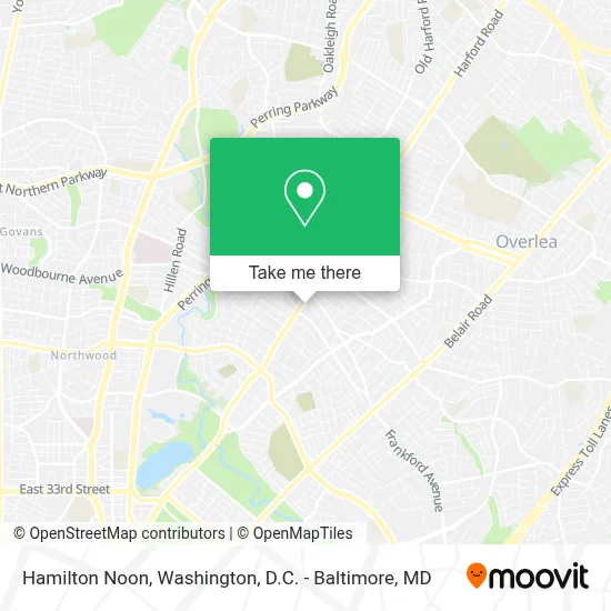 Hamilton Noon map