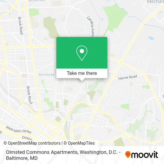 Olmsted Commons Apartments map