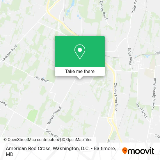 American Red Cross map