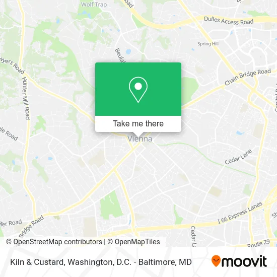 Kiln & Custard map
