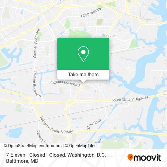 7-Eleven - Closed - Closed map
