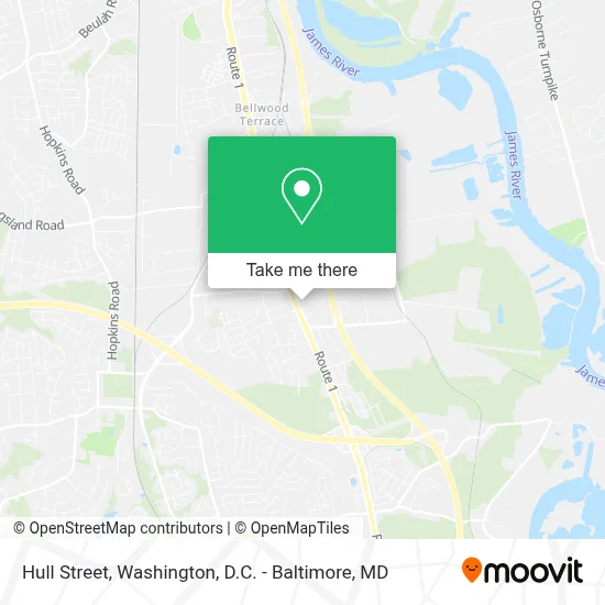 Hull Street map
