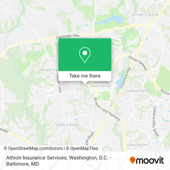 Athlon Insurance Services map