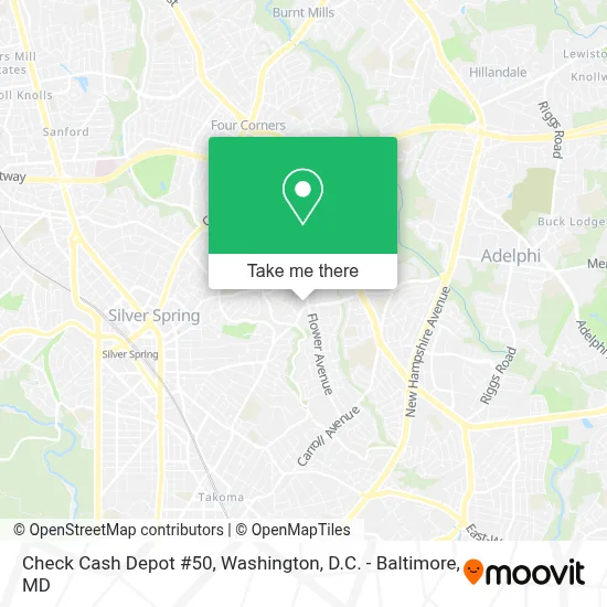 Check Cash Depot #50 map