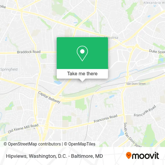 Hipviews map