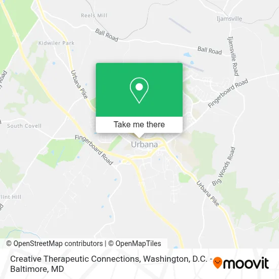 Creative Therapeutic Connections map