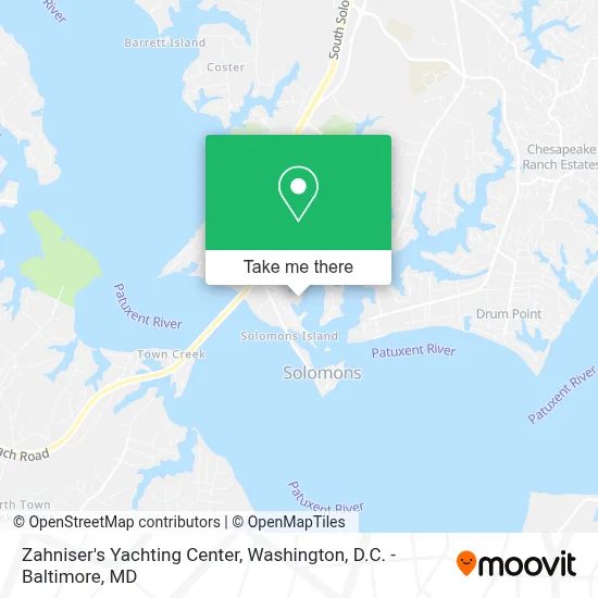 Zahniser's Yachting Center map
