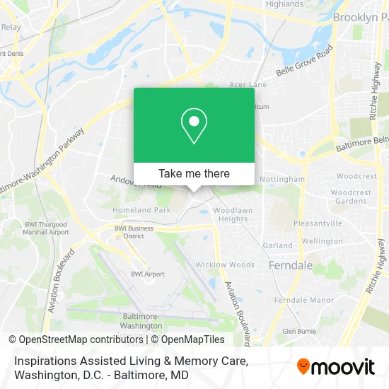 Inspirations Assisted Living & Memory Care map