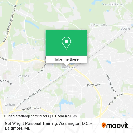Get Wright Personal Training map