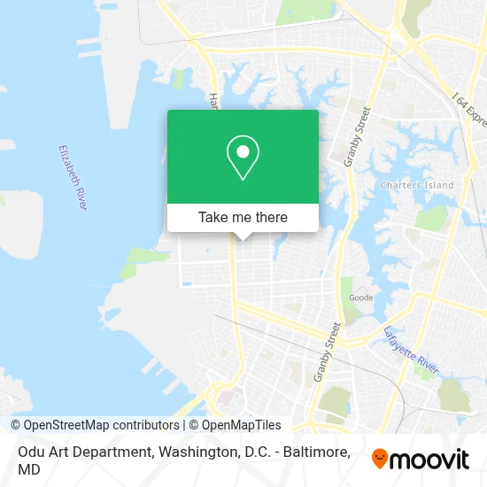 Odu Art Department map