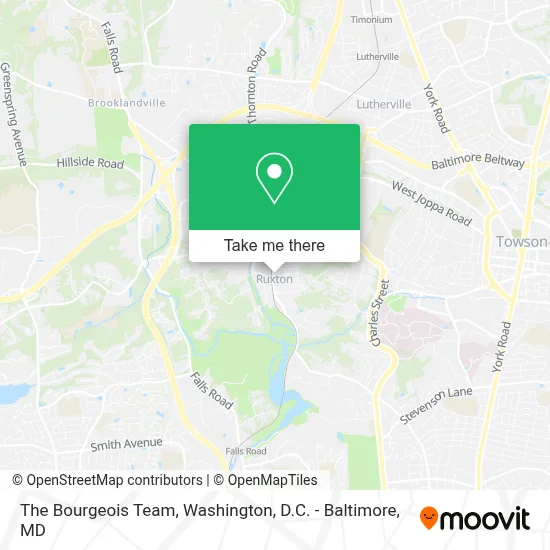 The Bourgeois Team map