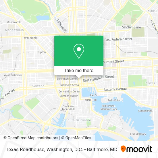 Texas Roadhouse map