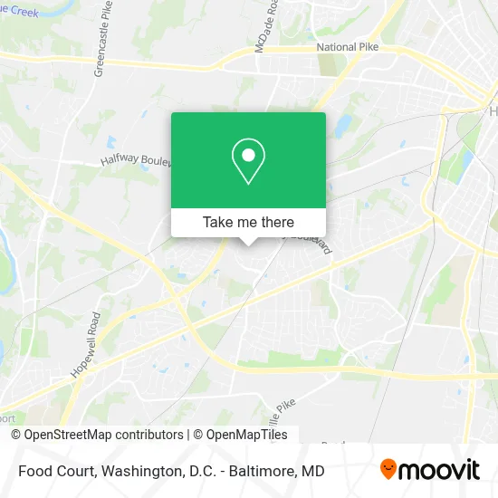 Food Court map