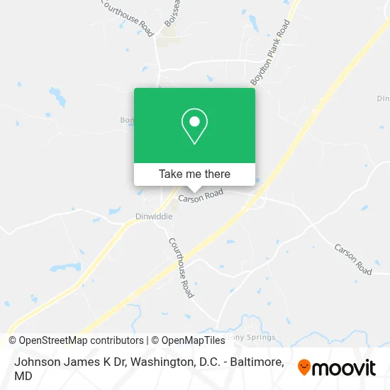 Johnson James K Dr map