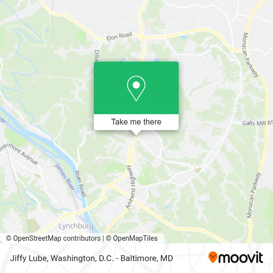 Jiffy Lube map