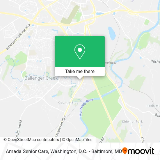 Amada Senior Care map