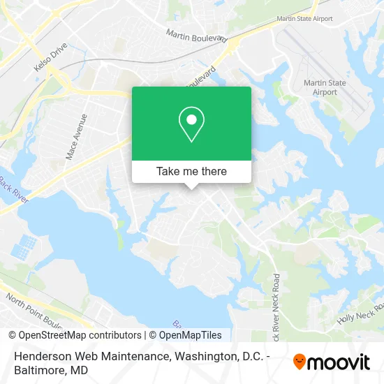 Henderson Web Maintenance map