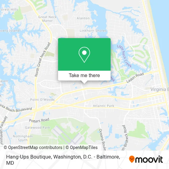 Hang-Ups Boutique map