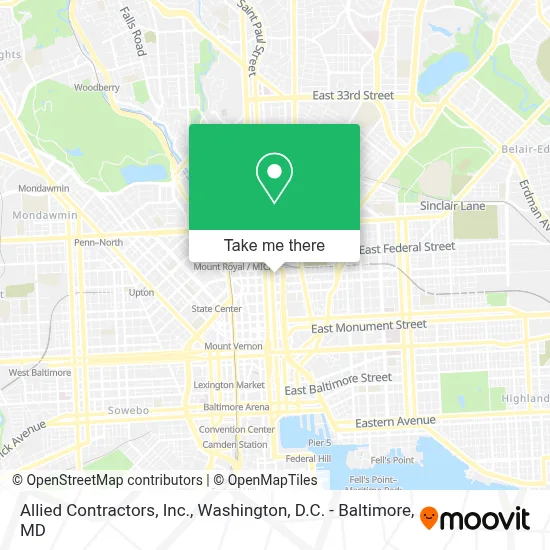 Allied Contractors, Inc. map