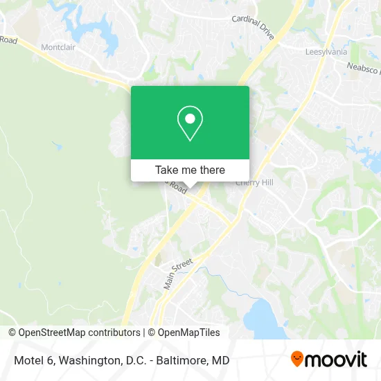 Motel 6 map