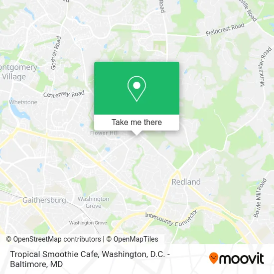 Tropical Smoothie Cafe map