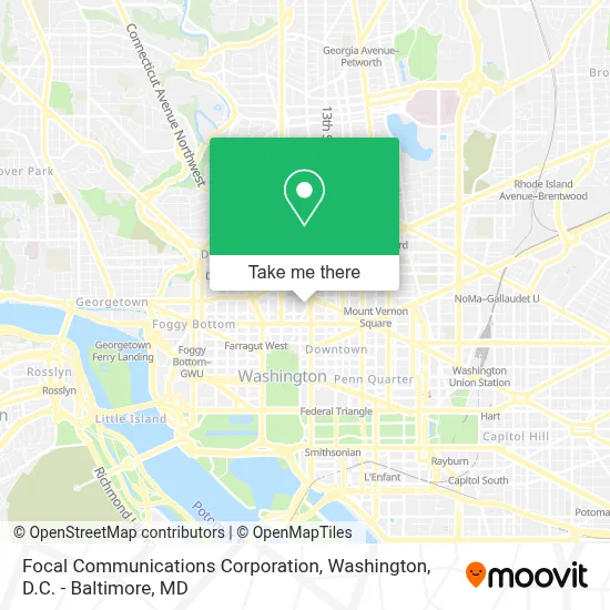 Focal Communications Corporation map