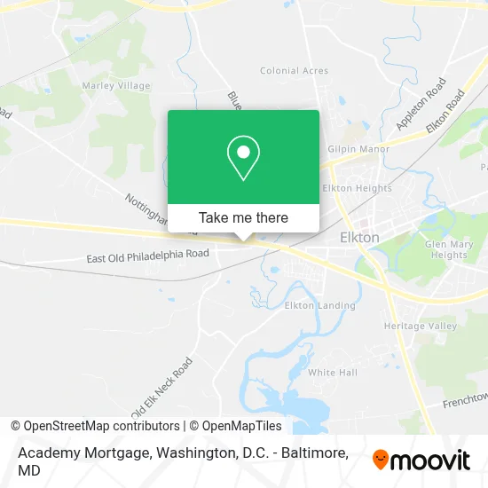 Academy Mortgage map