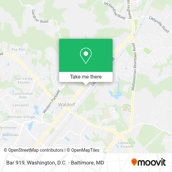 Bar 919 map