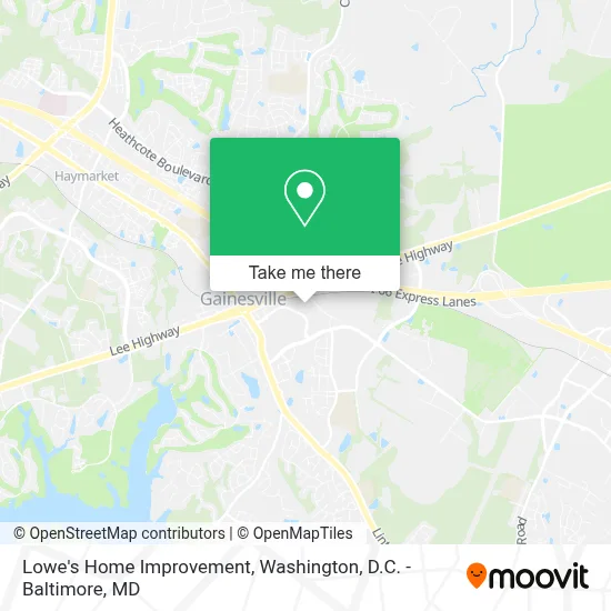 Lowe's Home Improvement map