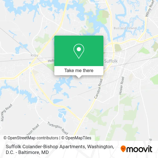 Suffolk Colander-Bishop Apartments map