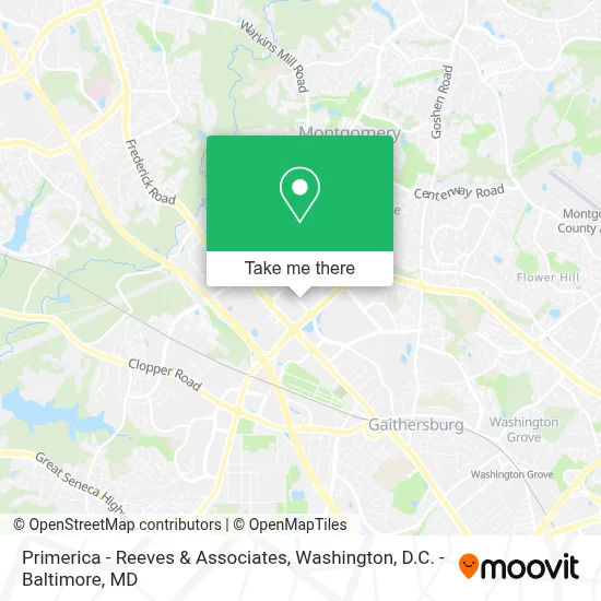 Primerica - Reeves & Associates map