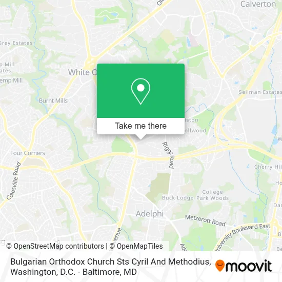 Bulgarian Orthodox Church Sts Cyril And Methodius map