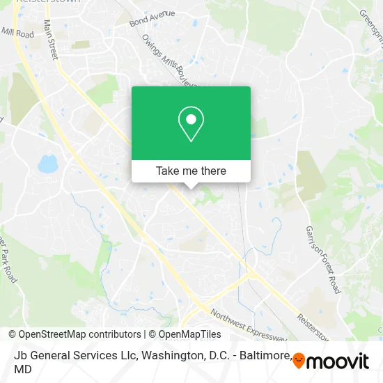 Jb General Services Llc map