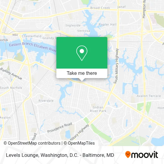 Levels Lounge map