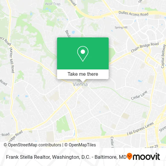 Frank Stella Realtor map