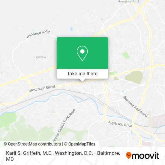 Karli S. Griffeth, M.D. map