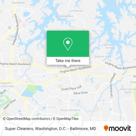 Super Cleaners map