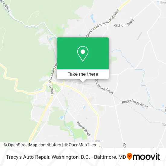 Tracy's Auto Repair map