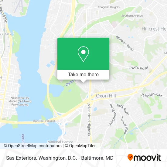 Sas Exteriors map