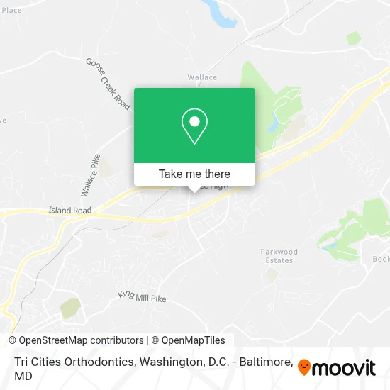 Tri Cities Orthodontics map