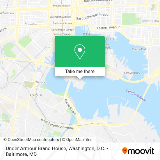 Under Armour Brand House map