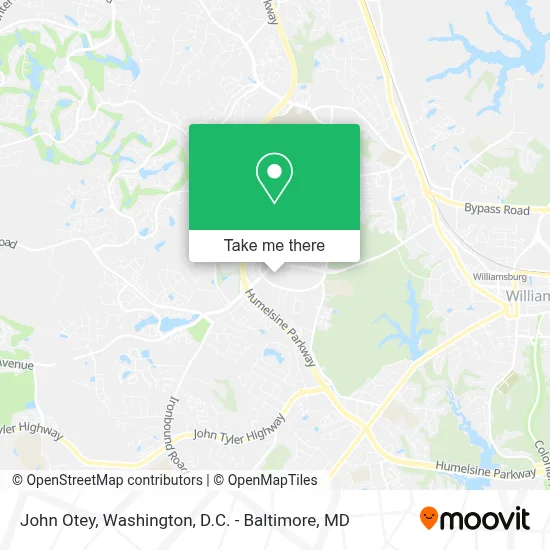 John Otey map