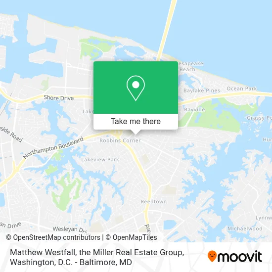 Matthew Westfall, the Miller Real Estate Group map